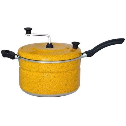 Pipoqueira Alumínio Pipoca Amarelo Pigmentado N20
