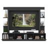 Estante Com Suporte Tv 65" E Espelho Oslo Multimóveis V3381 Preta/Tenerife Preto/Tenerife - 4