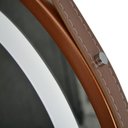 Ver imagem 3 de Espelho Redondo Iluminado 40cm com Alça Touch 2 Leds com Alça Adnet Reduna
