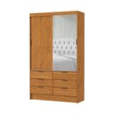 Ver imagem 2 de Guarda Roupa 6 Gavetas 2 Portas 1 Espelho Sunset-grand Line
