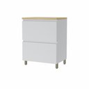Ver imagem 1 de Balcão Modular 1 Porta Basculante 1 Gaveta Nesher Rainha 70cm 100 Mdf