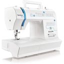 Ver imagem 1 de Máquina De Costura Portátil Elgin Genius Plus Jx-4035 2 220v Branca E Azul