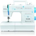Ver imagem 2 de Máquina De Costura Portátil Elgin Genius Plus Jx-4035 2 220v Branca E Azul