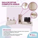 Ver imagem 4 de Kit Linha Horus Aparador Cristaleira e Rack com Pés de Metal