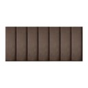 Ver imagem 2 de Cabeceira Painel Modular Paris Tecido Veludo Solteiro:marrom