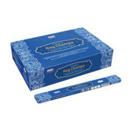 Incenso Nag Champa Blue Importado Da Índia Cx 25 Darshan 15G - 1