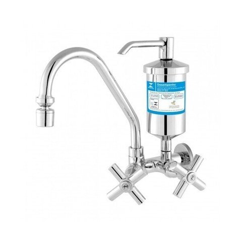 Torneira Cozinha Parede Bica Alta Com Filtro Abs 1/2" C31 (2490) Leão