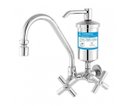Ver imagem 1 de Torneira Cozinha Parede Bica Alta Com Filtro Abs 1/2" C31 (2490) Leão
