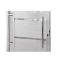 Ver imagem 2 de Porta Pivotante de Alumínio Lambril 2,10 x 0,80 Com Frisos Esquerda Cor Branco