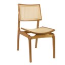 Ver imagem 1 de Cadeira Milão Assento Palhinha com Encosto em Palhinha Amêndoa