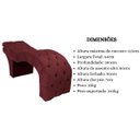 Ver imagem 7 de Maca Estética Estofada Reclinável Ergonômica Spa Veludo Yara:Bordô