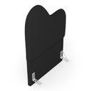Ver imagem 7 de Cabeceira Orgânica Cama Box Solteiro Sea 90cm com Frame Bouclé Preto - Desk Design