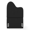Ver imagem 5 de Cabeceira Orgânica Cama Box Solteiro Sea 90cm com Frame Bouclé Preto - Desk Design