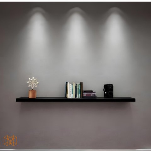 Crie Ambientes Únicos com a Prateleira Invisível Preta 90x30