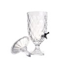 Ver imagem 7 de Suqueira de Cristal Dispenser de Bebidas Vidro 2 Litros com Torneira Luxo Vintage Festa Casamento