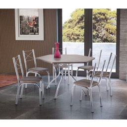 Mesa Sextavada Tampo em MDP Me-211 Novabras - 3