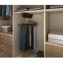Ver imagem 2 de Cabide Duplo 6180 430x185x07mm Marrom Masutti Copat