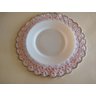 Conjunto de Sousplat de Crochê Jogo Americano redondo para mesa Crochet com fio dourado - 5