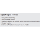 Ver imagem 5 de Kit Promocional Sistema De Portas De Correr Duo 11 Bigfer 3 Portas