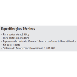 Kit Promocional Sistema De Portas De Correr Duo 11 Bigfer 3 Portas - 5