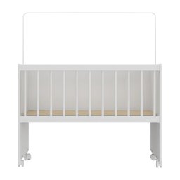 Mini Berço Moisés com Colchão Incluso e Rodízios Multimóveis Mp4381c Branco - 6