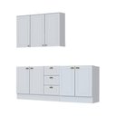 Ver imagem 1 de Cozinha Modulada 3 Peças com Tampo Henn Americana Branco