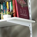 Ver imagem 3 de Kit 30 Suportes Para Trilho Cremalheira Prateleira 30Cm