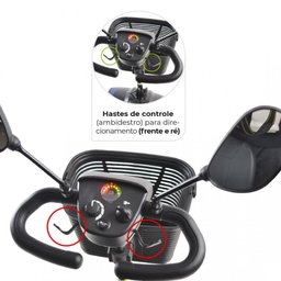 Scooter Elétrica Lb Dobrável até 136 Kg Dellamed - 9