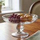 Ver imagem 2 de Centro de Mesa de Vidro Cuore Transparente Premium 23cm