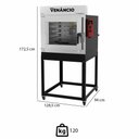 Ver imagem 3 de Forno Turbo Venâncio Twister a Gás para 5 Esteiras com Base 220v Fvt5g 54447
