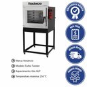 Ver imagem 2 de Forno Turbo Venâncio Twister a Gás para 5 Esteiras com Base 220v Fvt5g 54447
