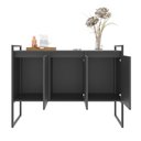 Ver imagem 2 de Armario Industrial 3 Portas Balso Preto Onix
