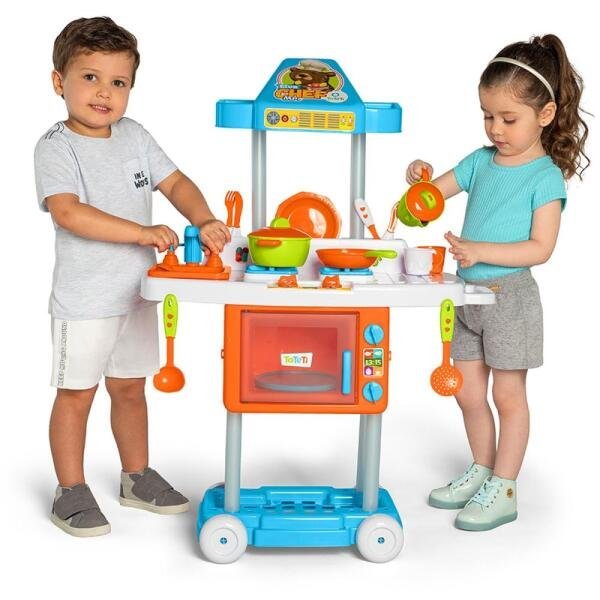 Cozinha Infantil Riva Chef TaTeTi - Azul - 2