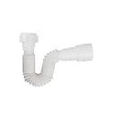 Ver imagem 1 de Kit 2 Sifão Plástico Sanfonado Universal Branco - Plasbohn