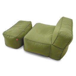 Puff Poltrona Brisa com Apoio - Pufe Verde para Área Externa/interna com Enchimento - 3