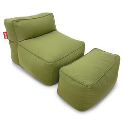Puff Poltrona Brisa com Apoio - Pufe Verde para Área Externa/interna com Enchimento - 1