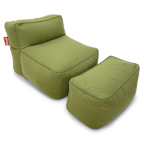 Puff Poltrona Brisa com Apoio - Pufe Verde para Área Externa/interna com Enchimento