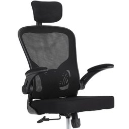 Cadeira de Escritório Presidente Moob Veneza Giratória Ergonômica com Sistema Relax Preta - 1