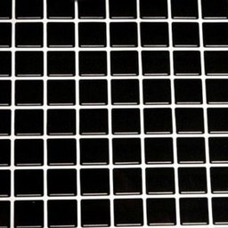 Contact Decorado 45CMX10M Pastilha Vitrificada Preta Rolo - 1