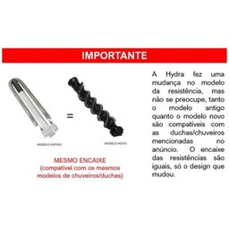 Resistência Ducha/Chuveiro Hydra ND/Optima Eletronica/Star 5500w 110v - 2