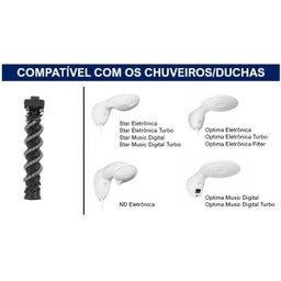 Resistência Ducha/Chuveiro Hydra ND/Optima Eletronica/Star 7700w 220v - 3