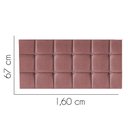Ver imagem 2 de Painel Estofado Luxo Espanha 160cm Queen Size para Cama Box Suede Rose - Gat Magazine
