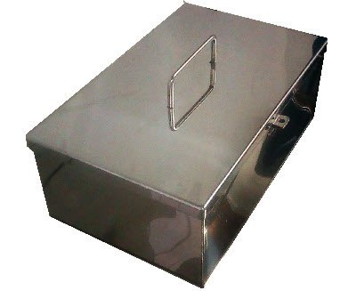 Caixa para ferramentas em aço inox Therj BPInox AISI 304 (C) 50cm x (L) 15cm x (A) 15cm