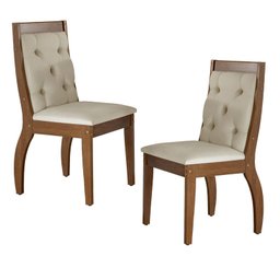 Cadeiras para Mesa de Jantar Clássicas - Ágata - Móveis Rufato - 1