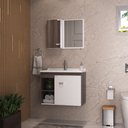 Ver imagem 1 de Conjunto para Banheiro Sophia Suspenso - Fabribam Gabinetes