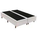 Ver imagem 1 de Cama Box Base Queen Universal Bordado White (158x198x25) - Polar