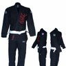Kimono Jiu-Jitsu Bjj - Krieger - Phantom Preto E Vermelho A4 - 2