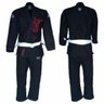 Kimono Jiu-Jitsu Bjj - Krieger - Phantom Preto E Vermelho A4 - 1