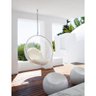 Poltrona Buble Chair Acrilico Cristal Couro Ecológico Branco - 2