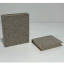 Ver imagem 1 de Jogo 2 Peças Caixa Livro Decorativa de Linho Bege 5.0x25.0x30.0cm Organizadora